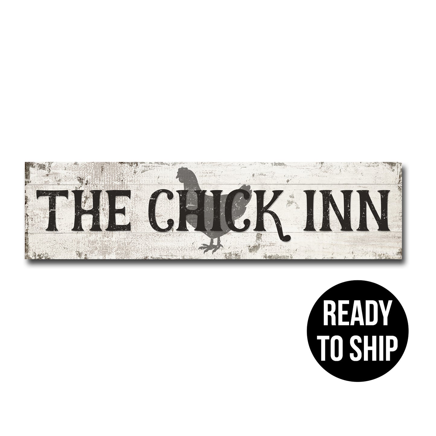 Rustic Metal "Chick-Inn" Sign | READY TO SHIP - The Sign Shoppe