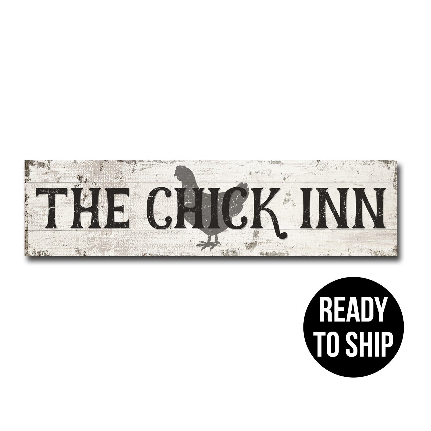 Rustic Metal "Chick-Inn" Sign | READY TO SHIP - The Sign Shoppe