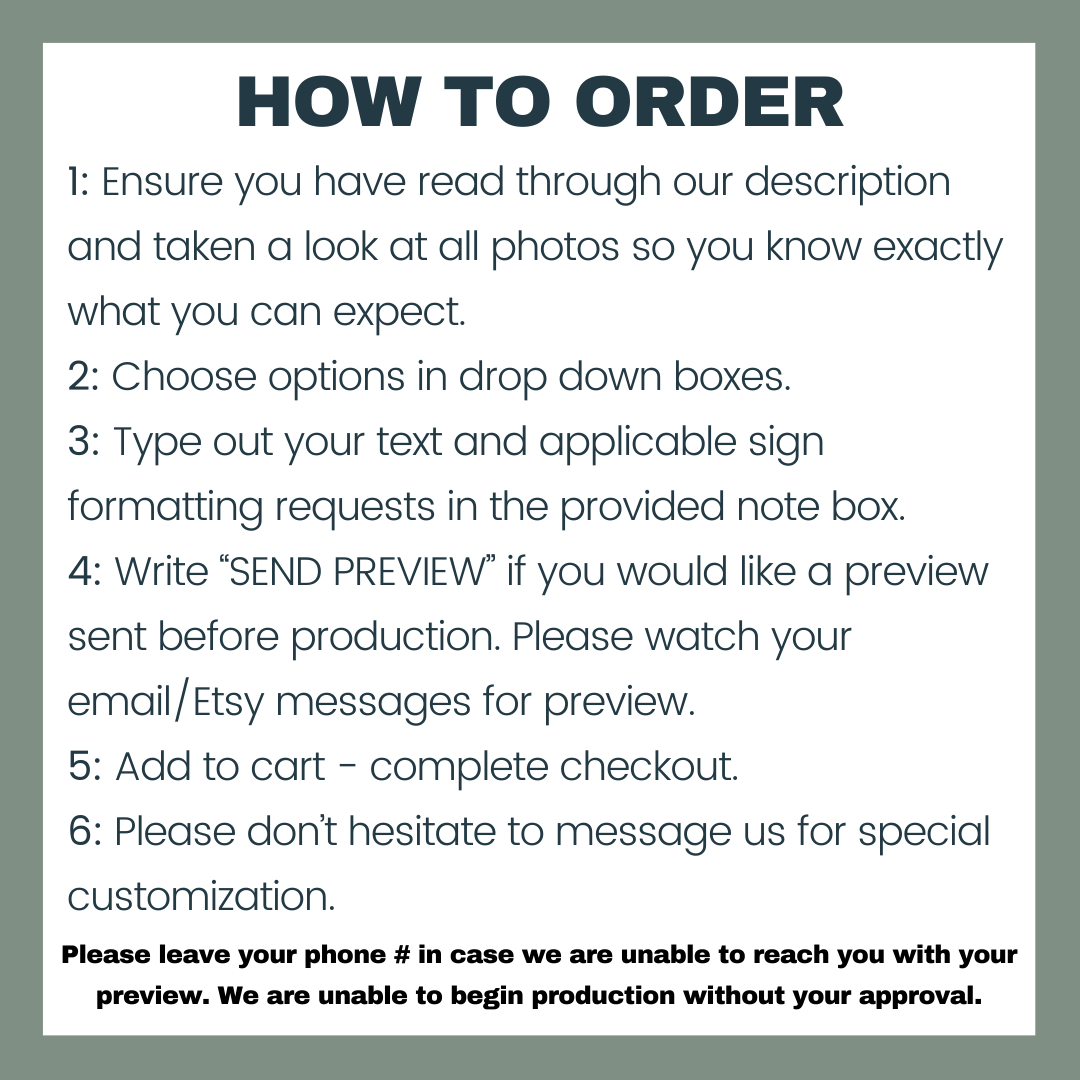 Metal Police Sign | Customizable - The Sign Shoppe