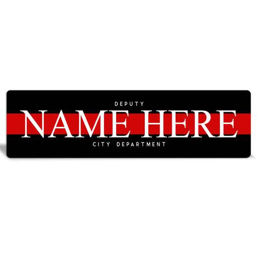 Metal Firefighter Sign | Customizable - The Sign Shoppe