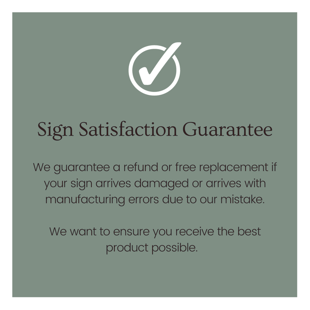 Custom Metal Sign | Rustic Chippy - The Sign Shoppe