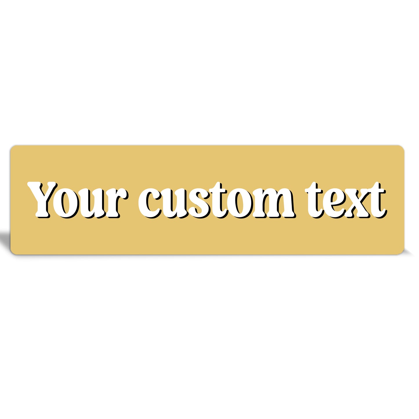 Custom Metal Sign | Yellow Sunshine - The Sign Shoppe