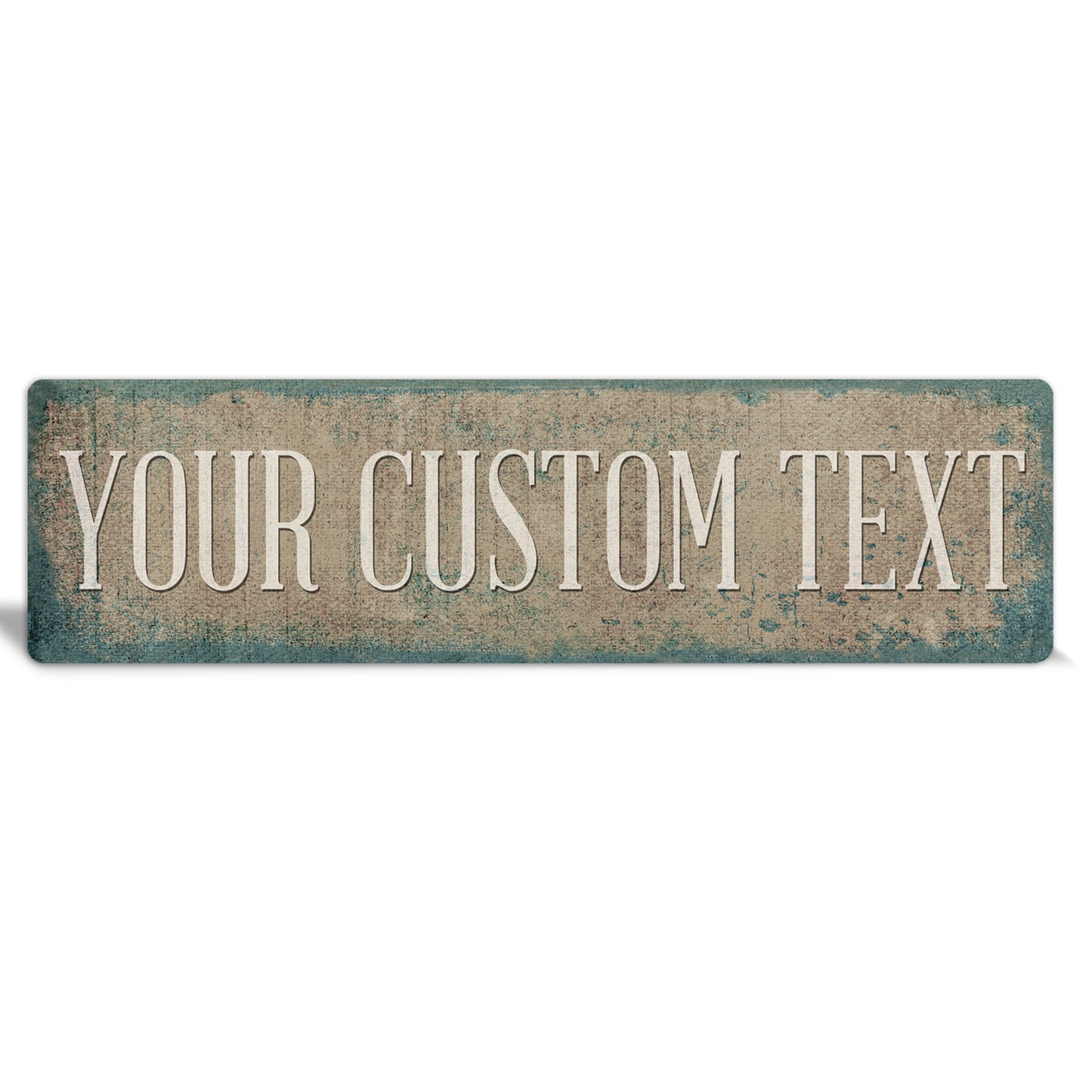 Custom Metal Sign | Turquoise Coastal - The Sign Shoppe
