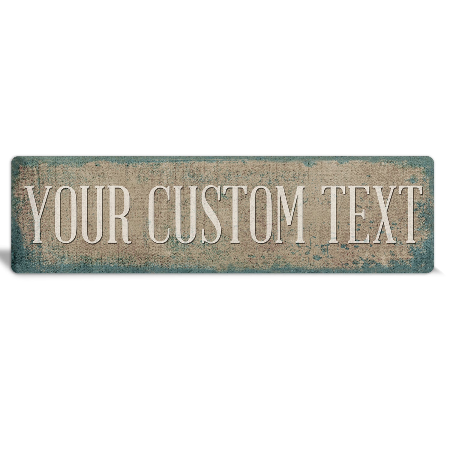 Custom Metal Sign | Turquoise Coastal - The Sign Shoppe