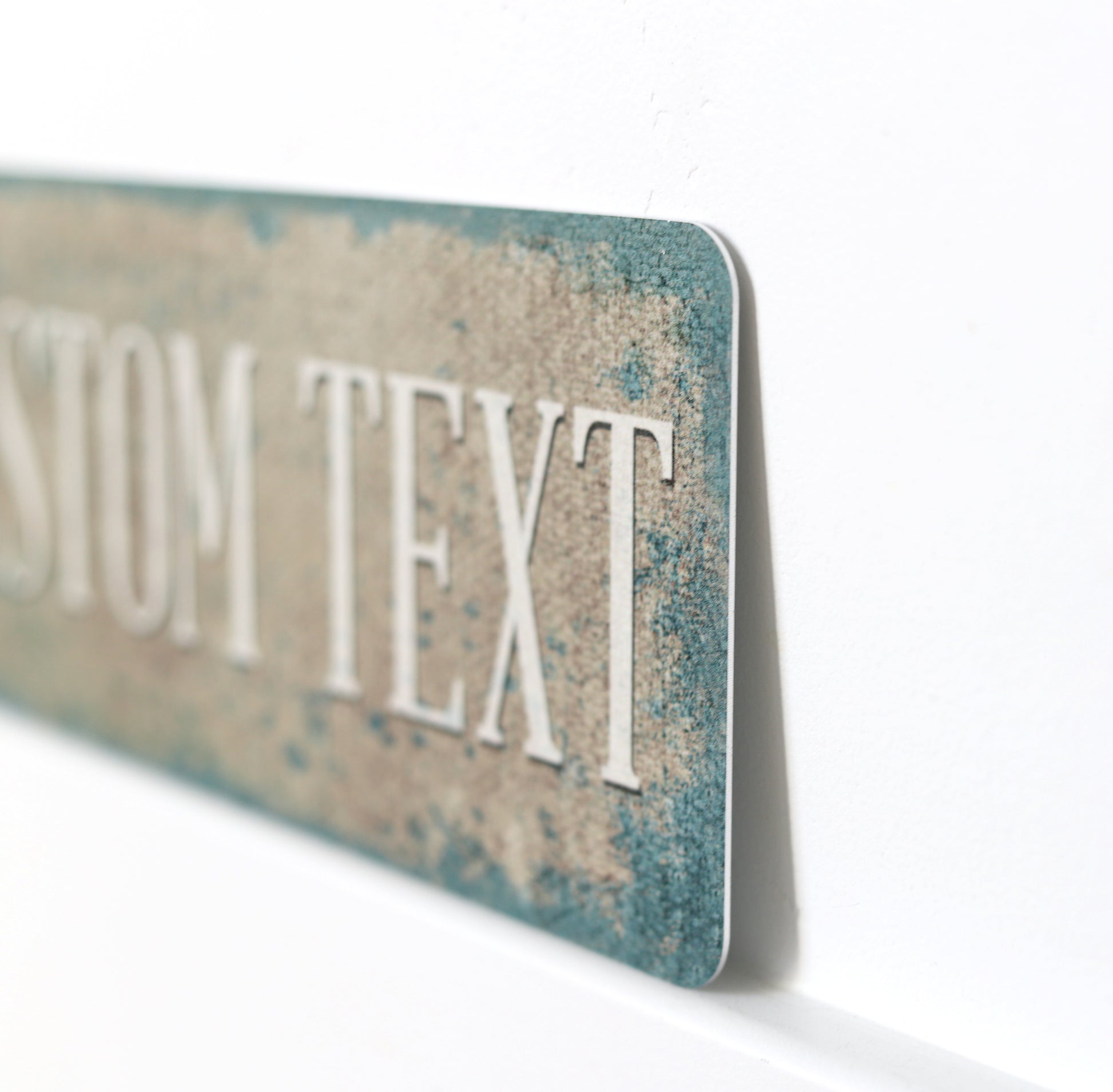 Custom Metal Sign | Turquoise Coastal - The Sign Shoppe