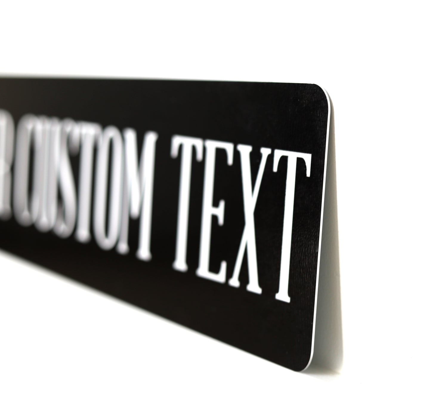 Custom Metal Sign | Classic Black & White - The Sign Shoppe