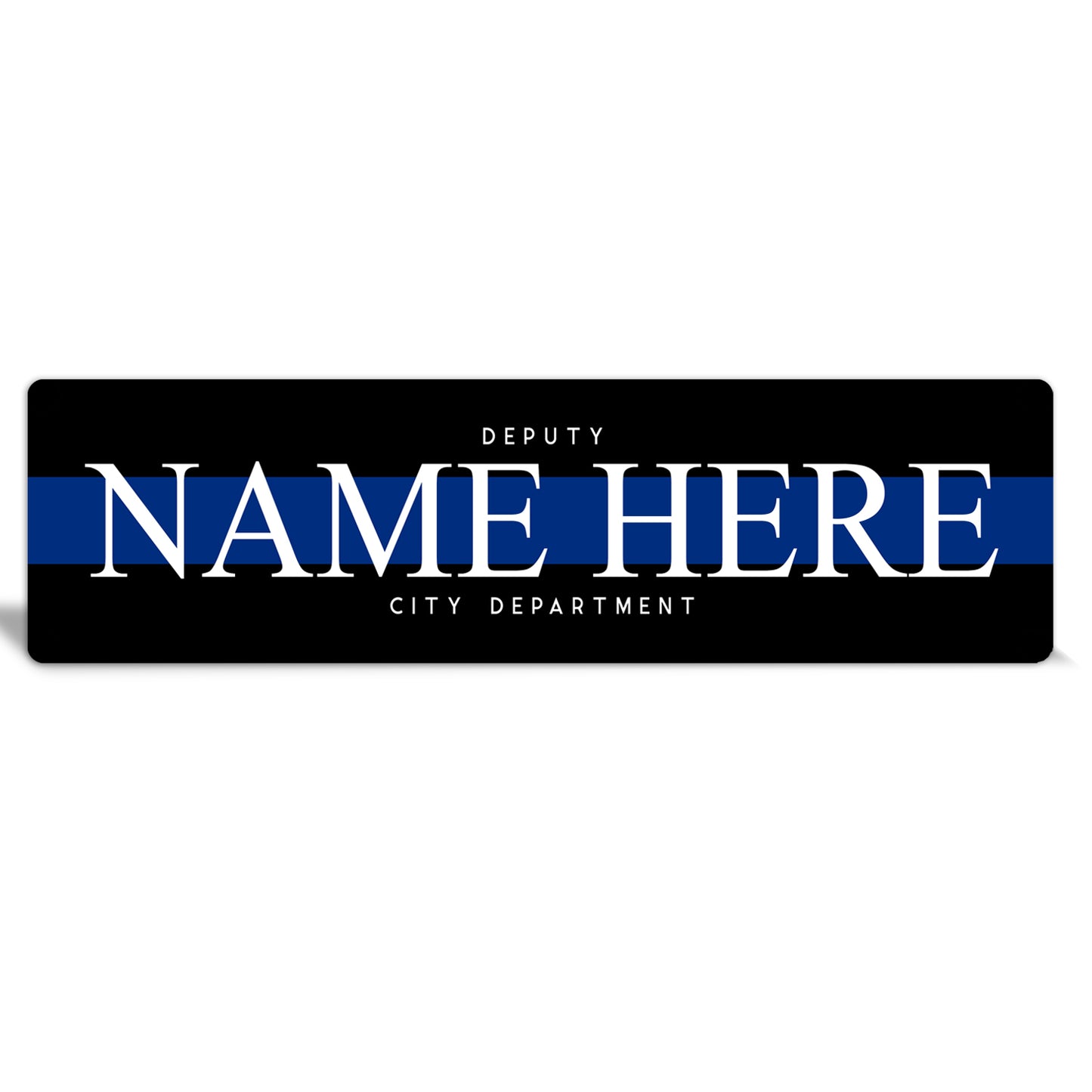 Metal Police Sign | Customizable - The Sign Shoppe