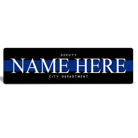 Metal Police Sign | Customizable - The Sign Shoppe