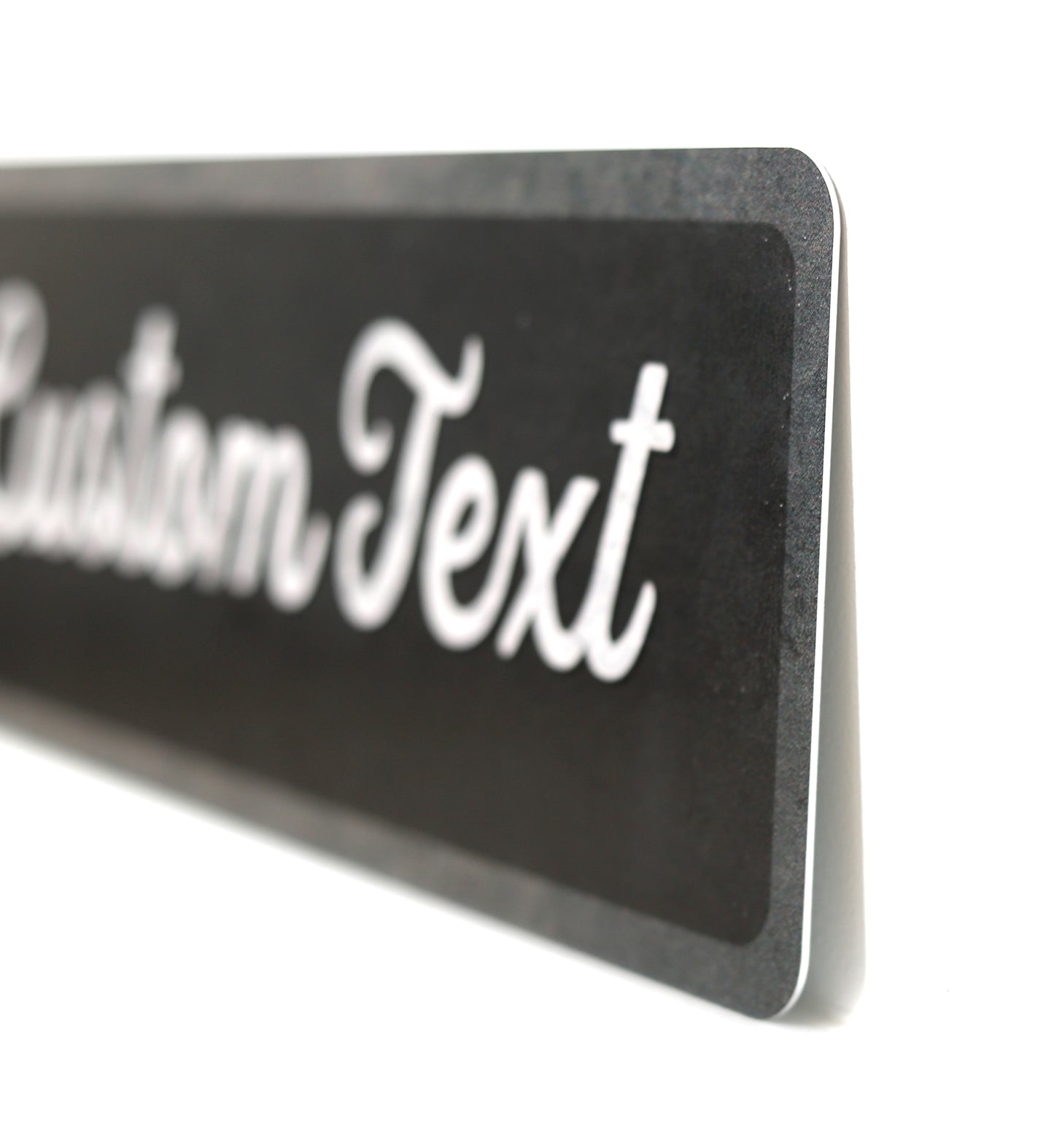 Custom Metal Sign | Rustic Brown Border - The Sign Shoppe