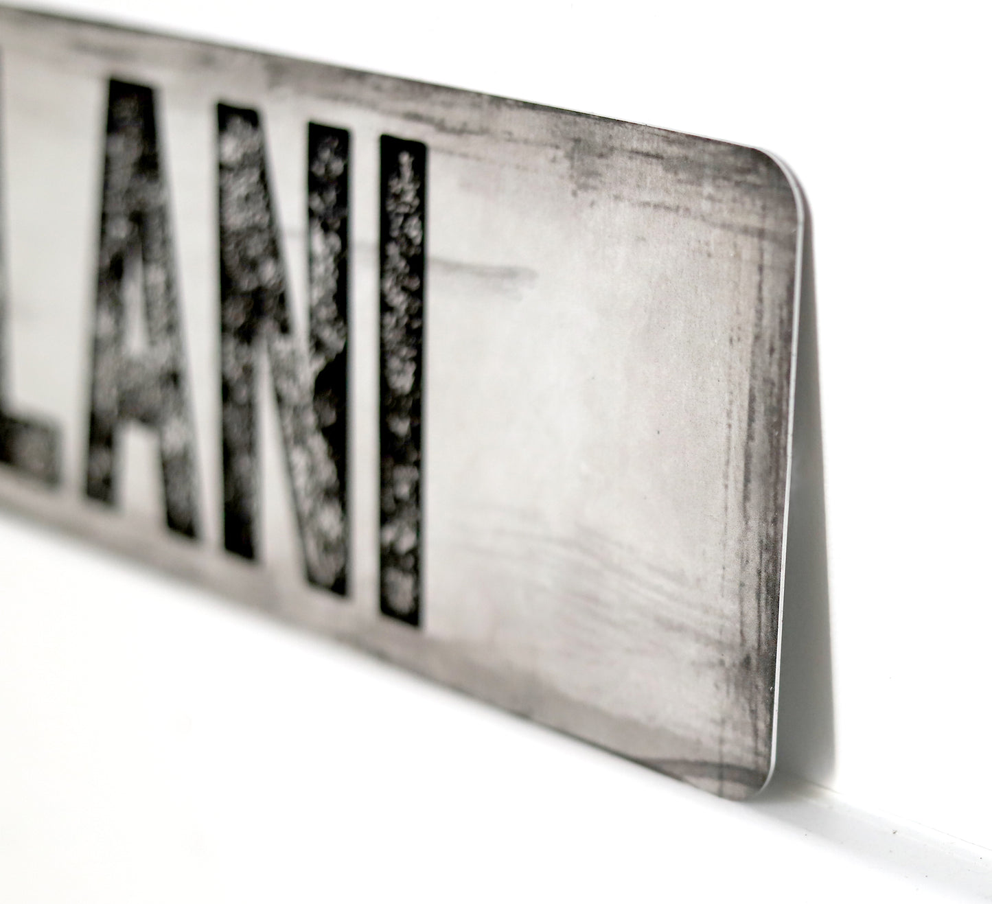 Custom Metal Sign | Faux Brushstrokes - The Sign Shoppe