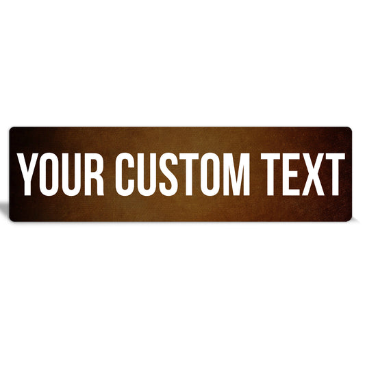 Custom Metal Sign | Faux Copper - The Sign Shoppe