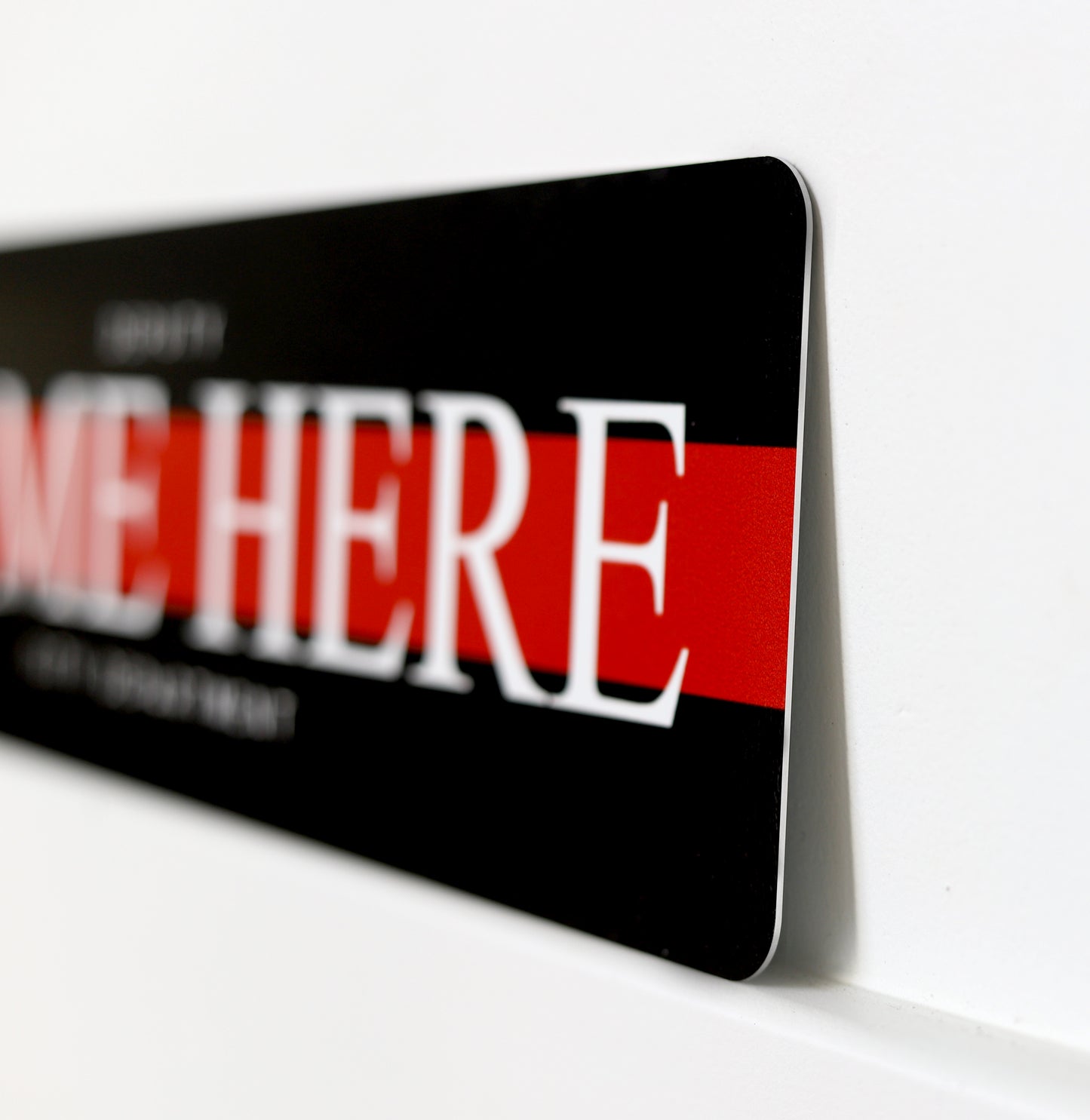 Metal Firefighter Sign | Customizable - The Sign Shoppe