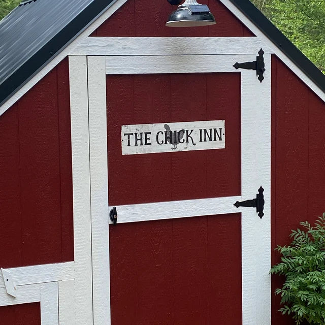 Rustic Metal "Chick-Inn" Sign | READY TO SHIP - The Sign Shoppe
