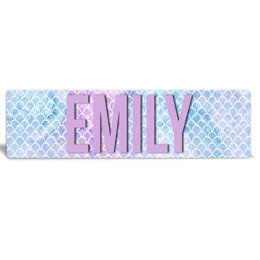 Customizable Kids Name Sign | Mermaid - The Sign Shoppe