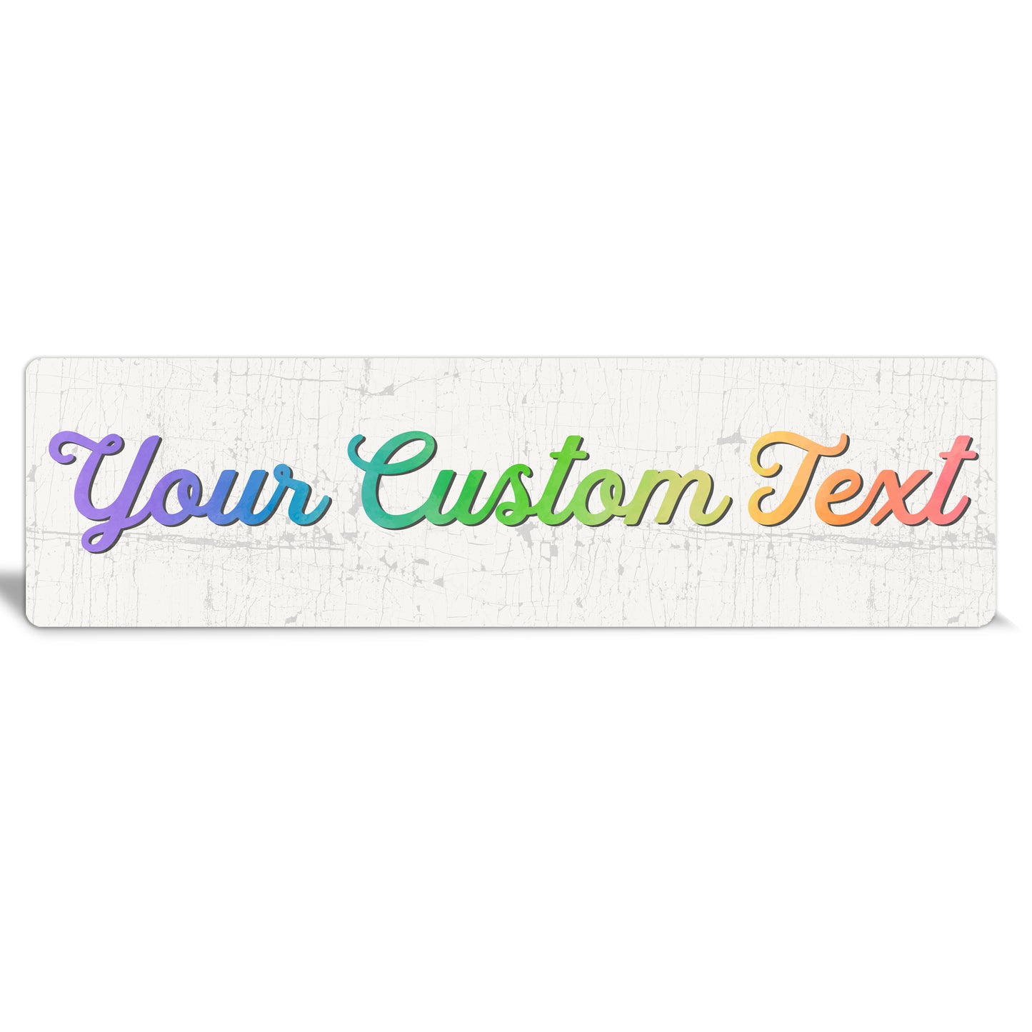 Custom Metal Sign | Colorful Rainbow - The Sign Shoppe