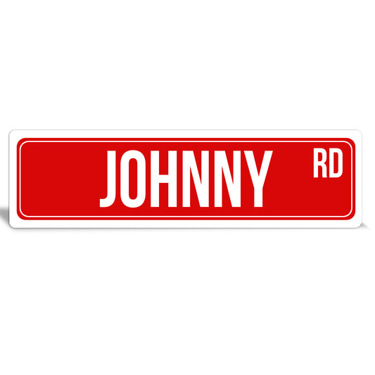 Custom Metal Sign | Red Street Style - The Sign Shoppe