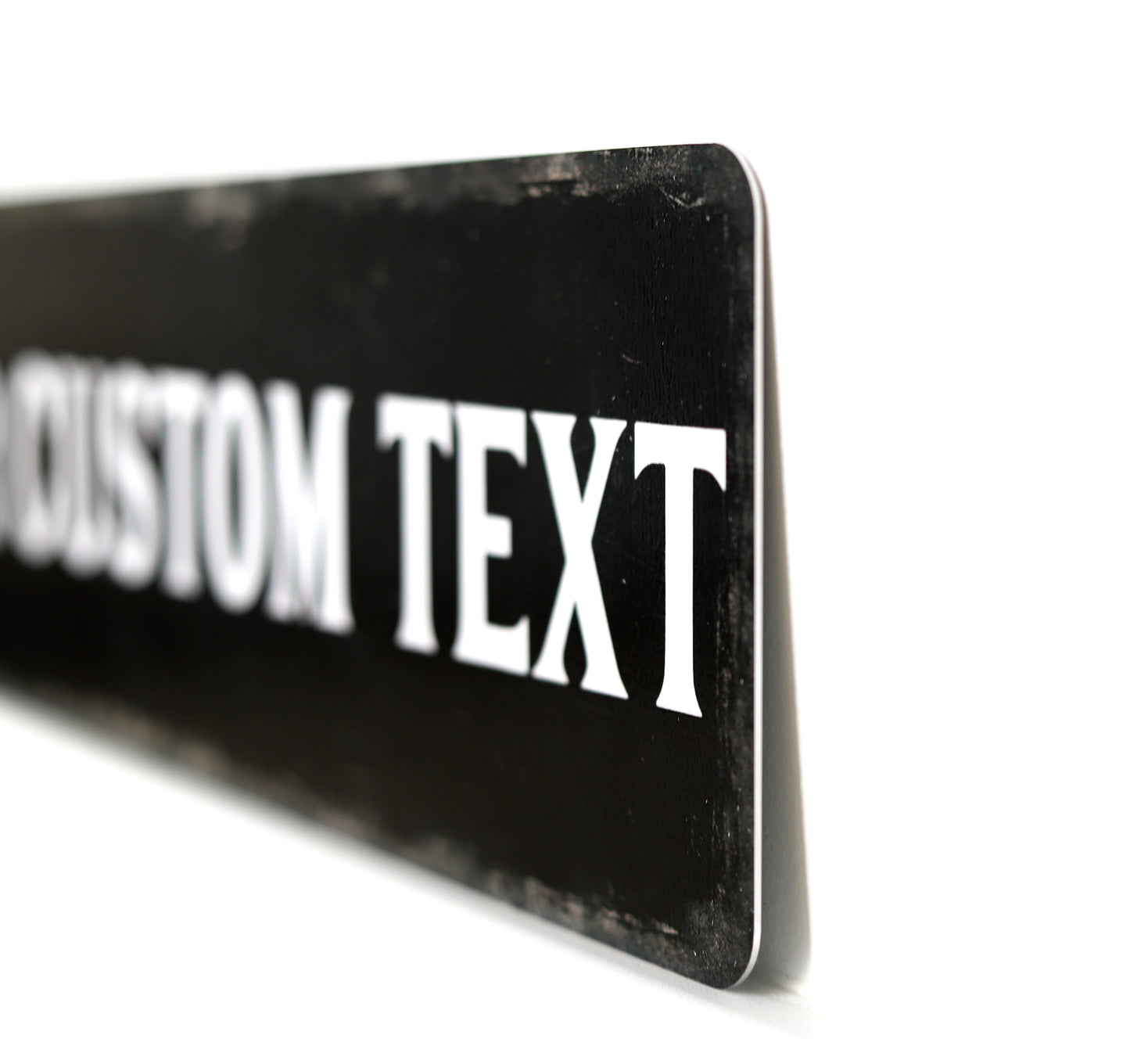 Custom Metal Sign | Black Rustic Edge - The Sign Shoppe