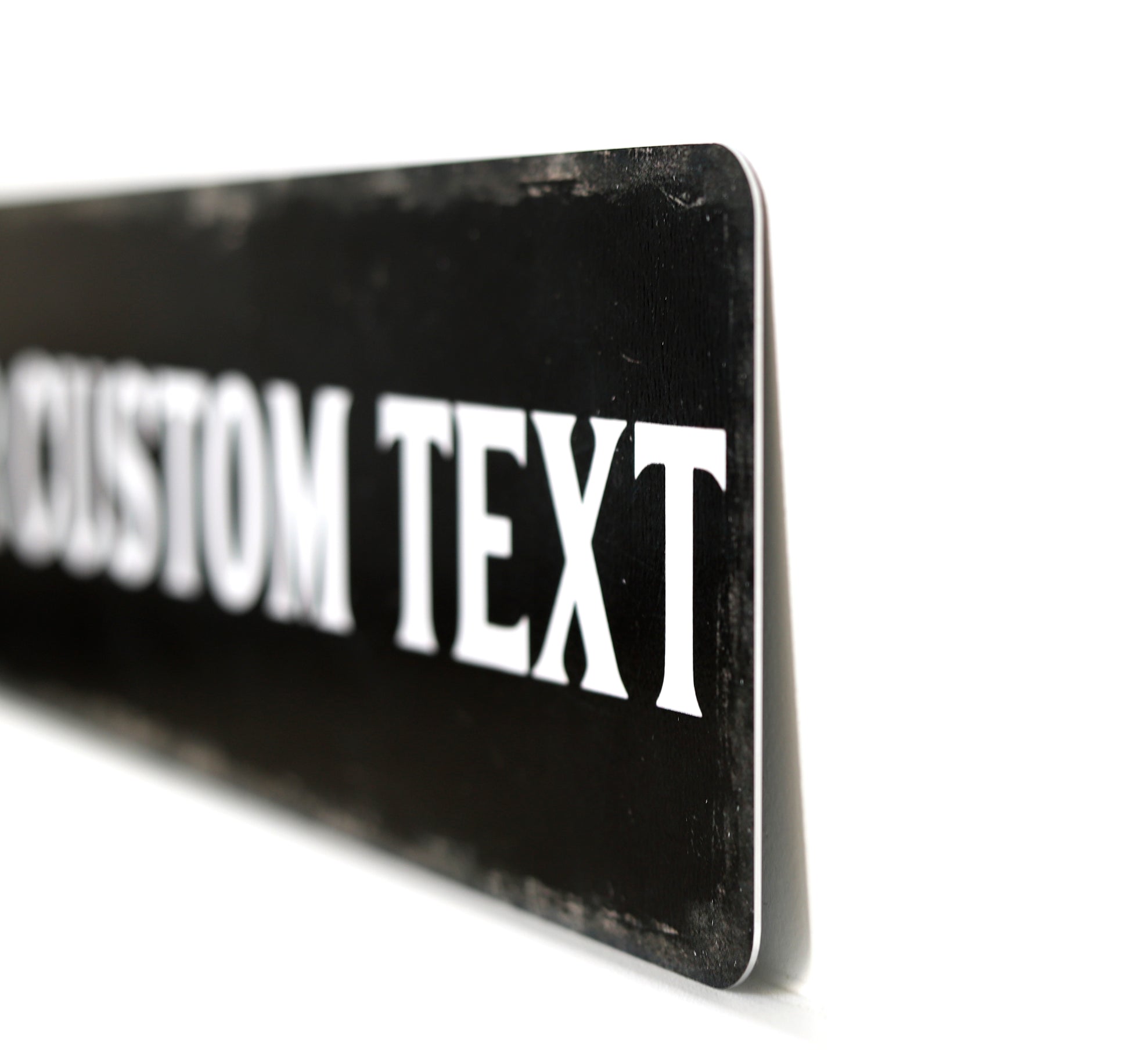 Custom Metal Sign | Black Rustic Edge - The Sign Shoppe