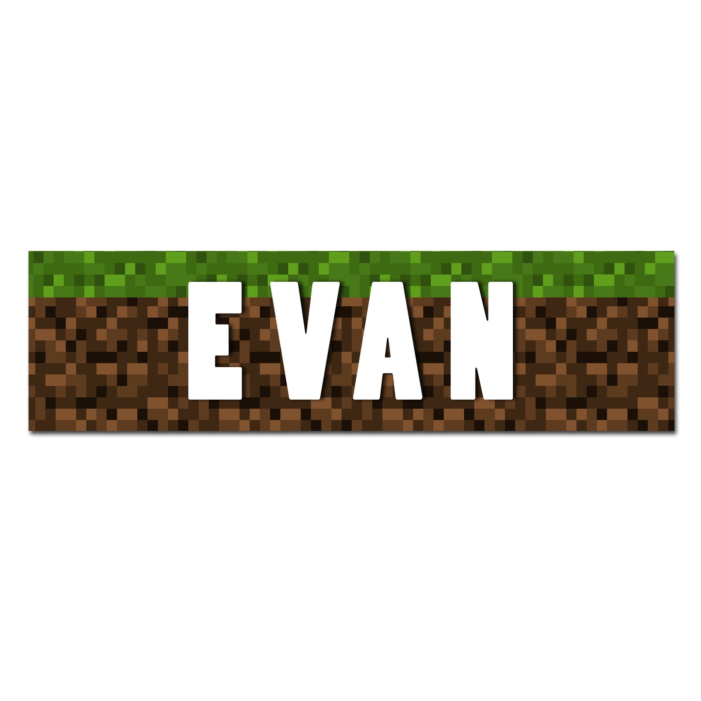 Customizable Kids Name Sign | Minecraft Inspired - The Sign Shoppe
