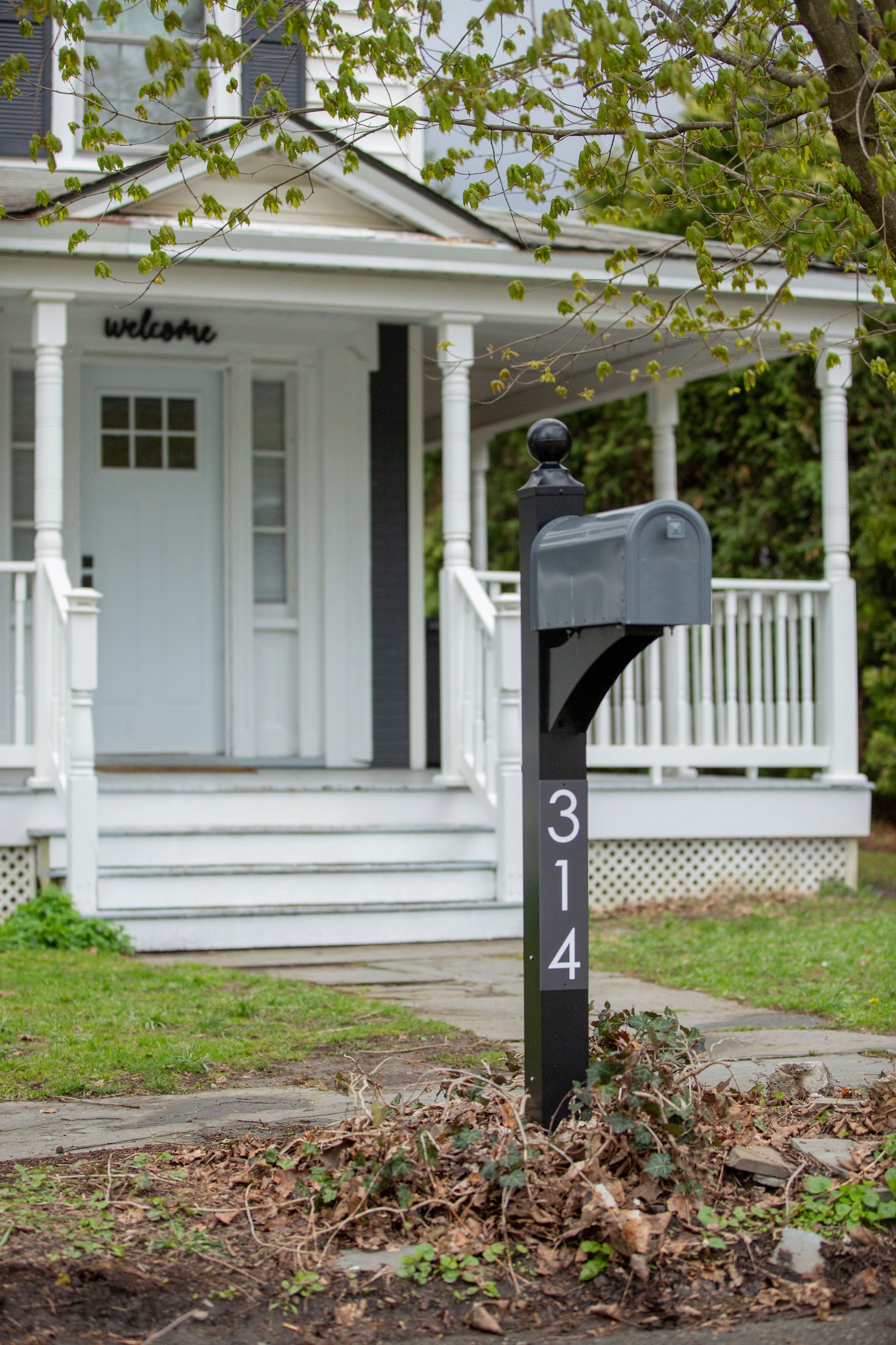 Modern Metal Address Sign - The Sign Shoppe