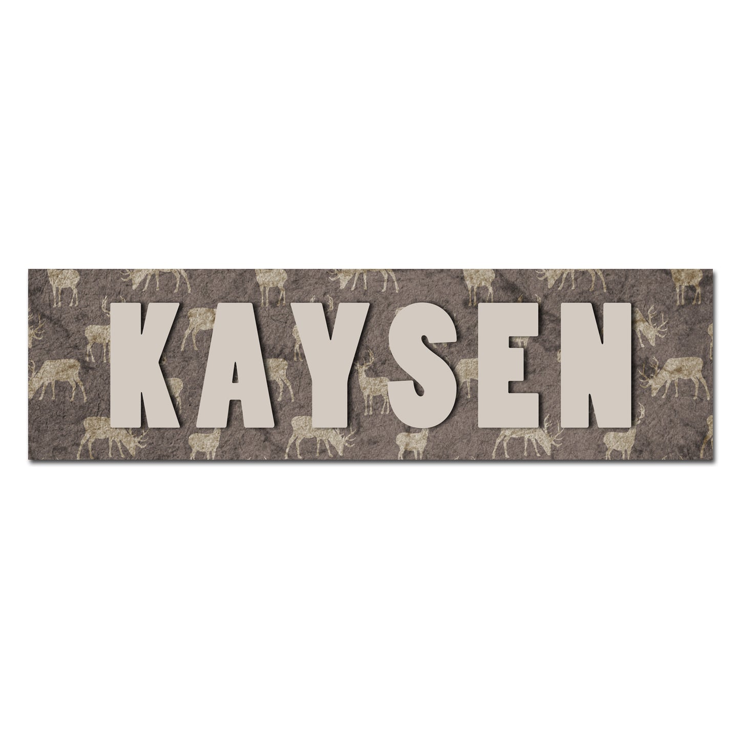 Customizable Kids Name Sign | Brown Deer - The Sign Shoppe