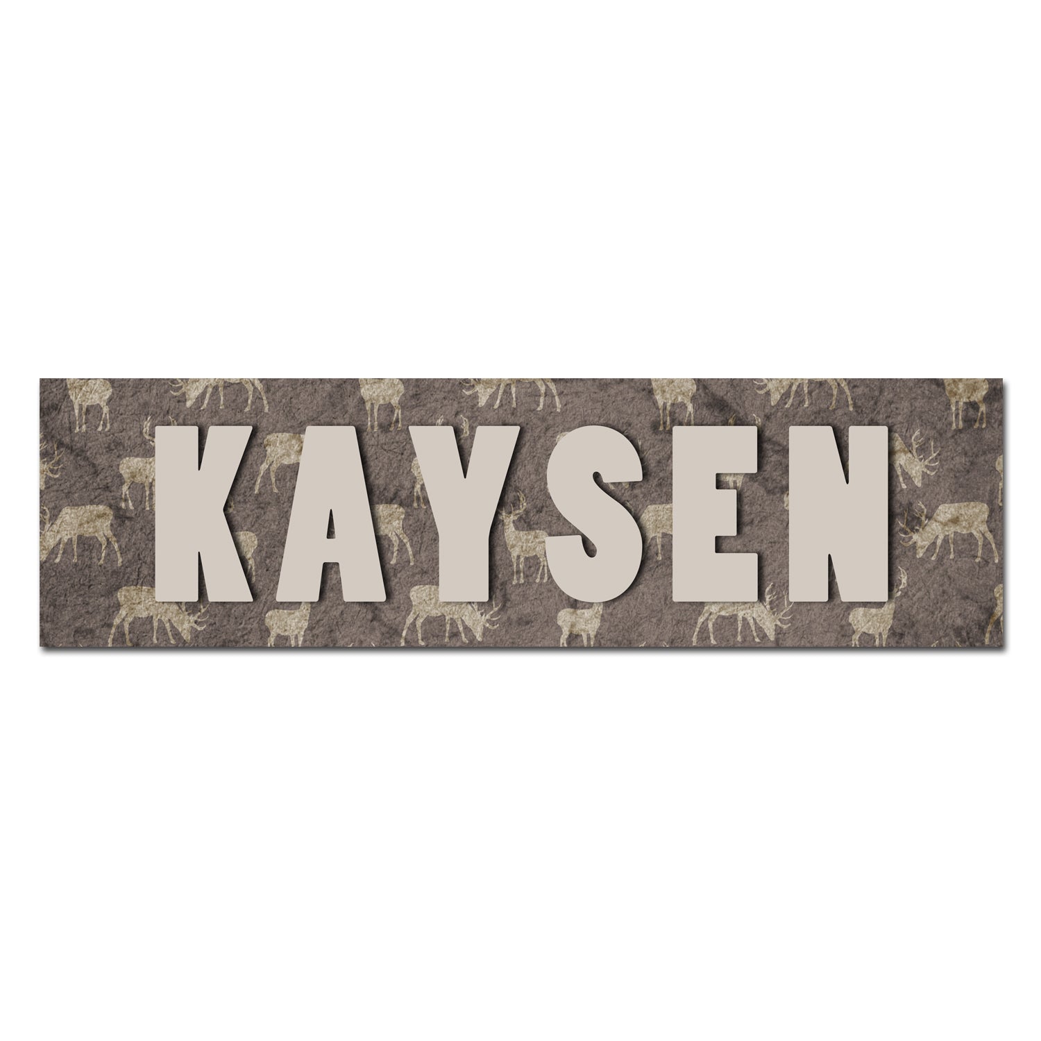 Customizable Kids Name Sign | Brown Deer - The Sign Shoppe