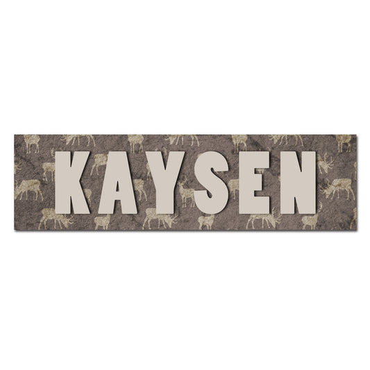 Customizable Kids Name Sign | Brown Deer - The Sign Shoppe