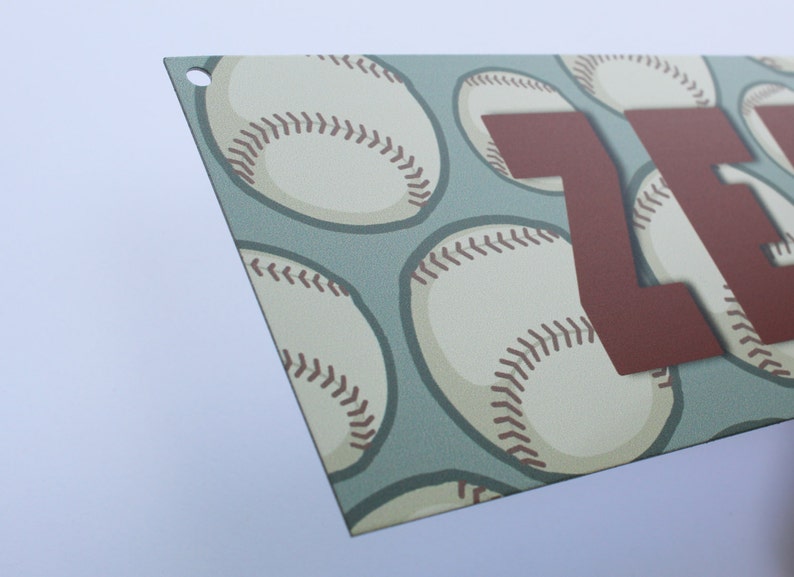 Customizable Kids Name Sign | Baseball - The Sign Shoppe