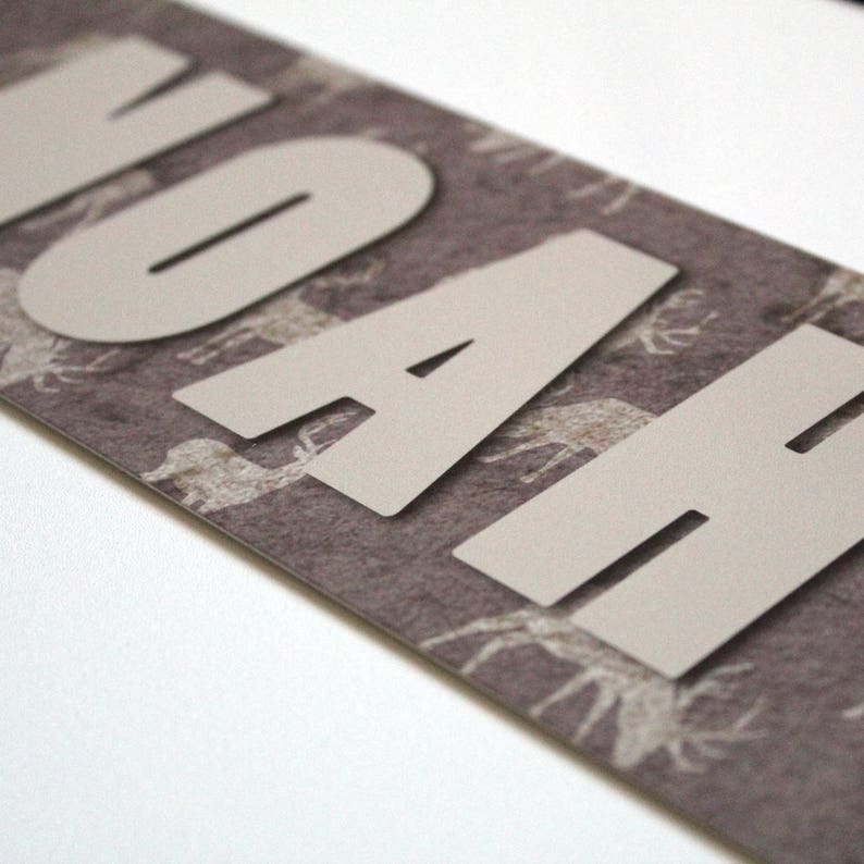 Customizable Kids Name Sign | Brown Deer - The Sign Shoppe