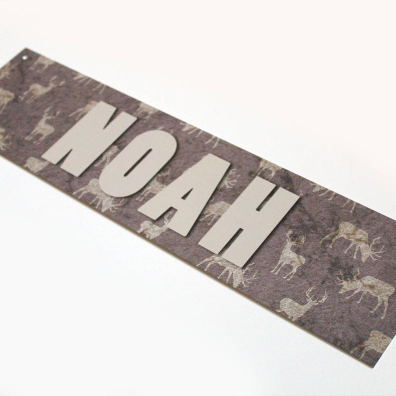Customizable Kids Name Sign | Brown Deer - The Sign Shoppe