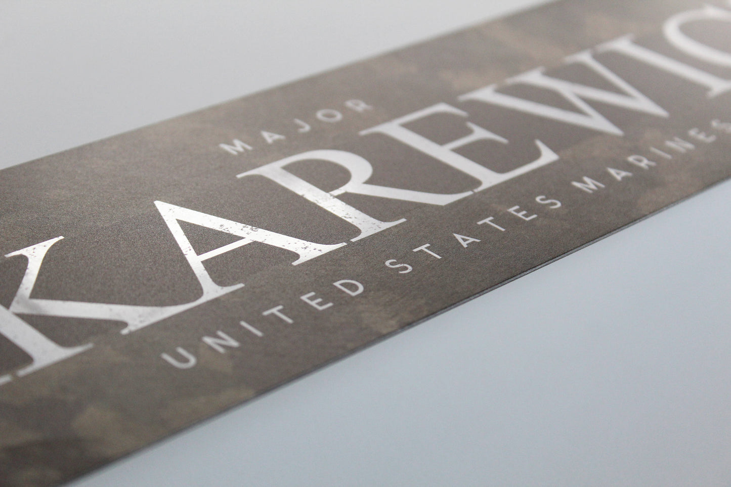 Metal Military Sign | Customizable - The Sign Shoppe