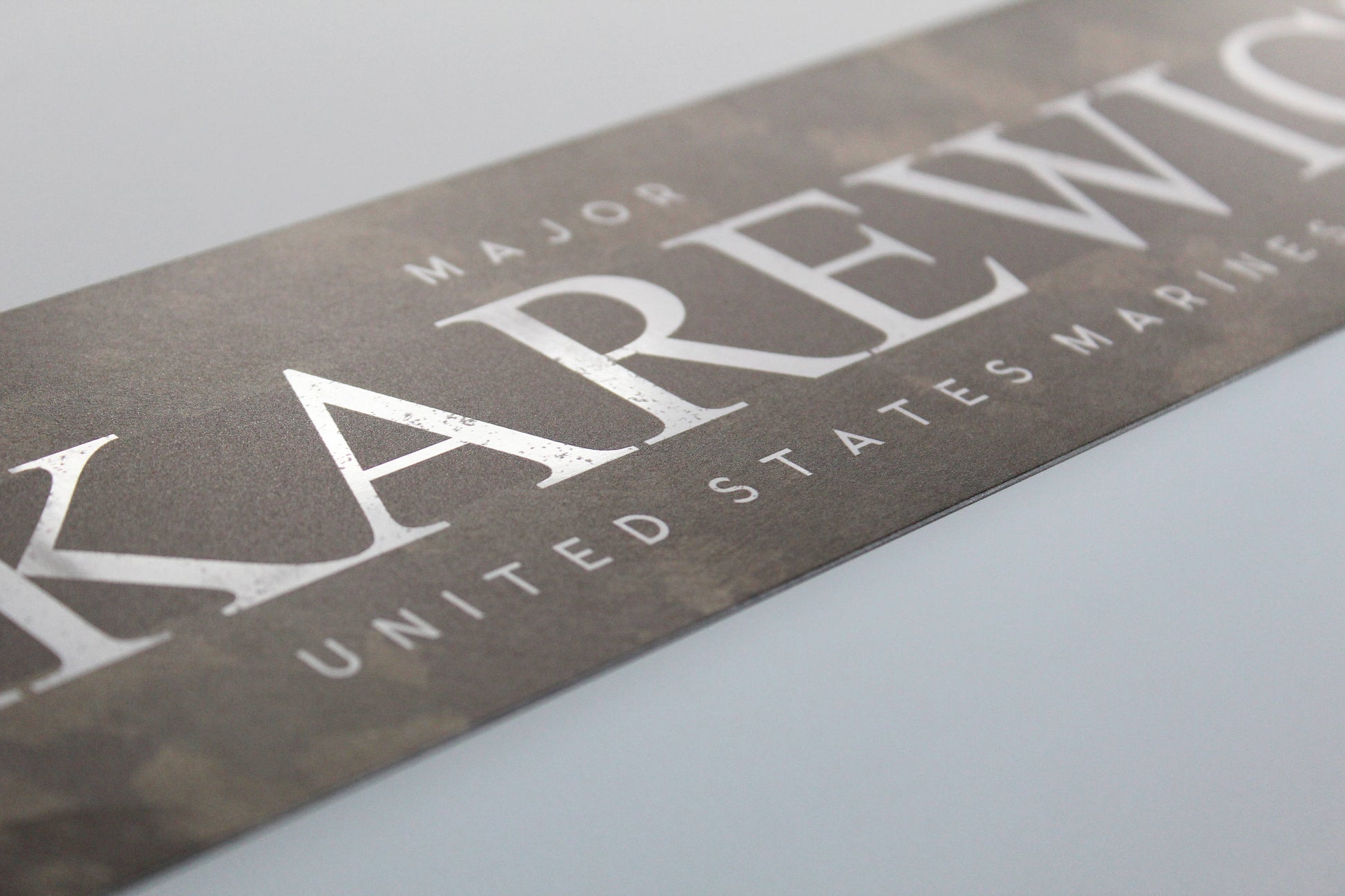 Metal Military Sign | Customizable - The Sign Shoppe
