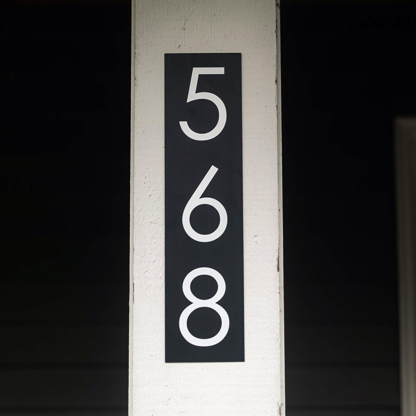 Modern Metal Address Sign - The Sign Shoppe