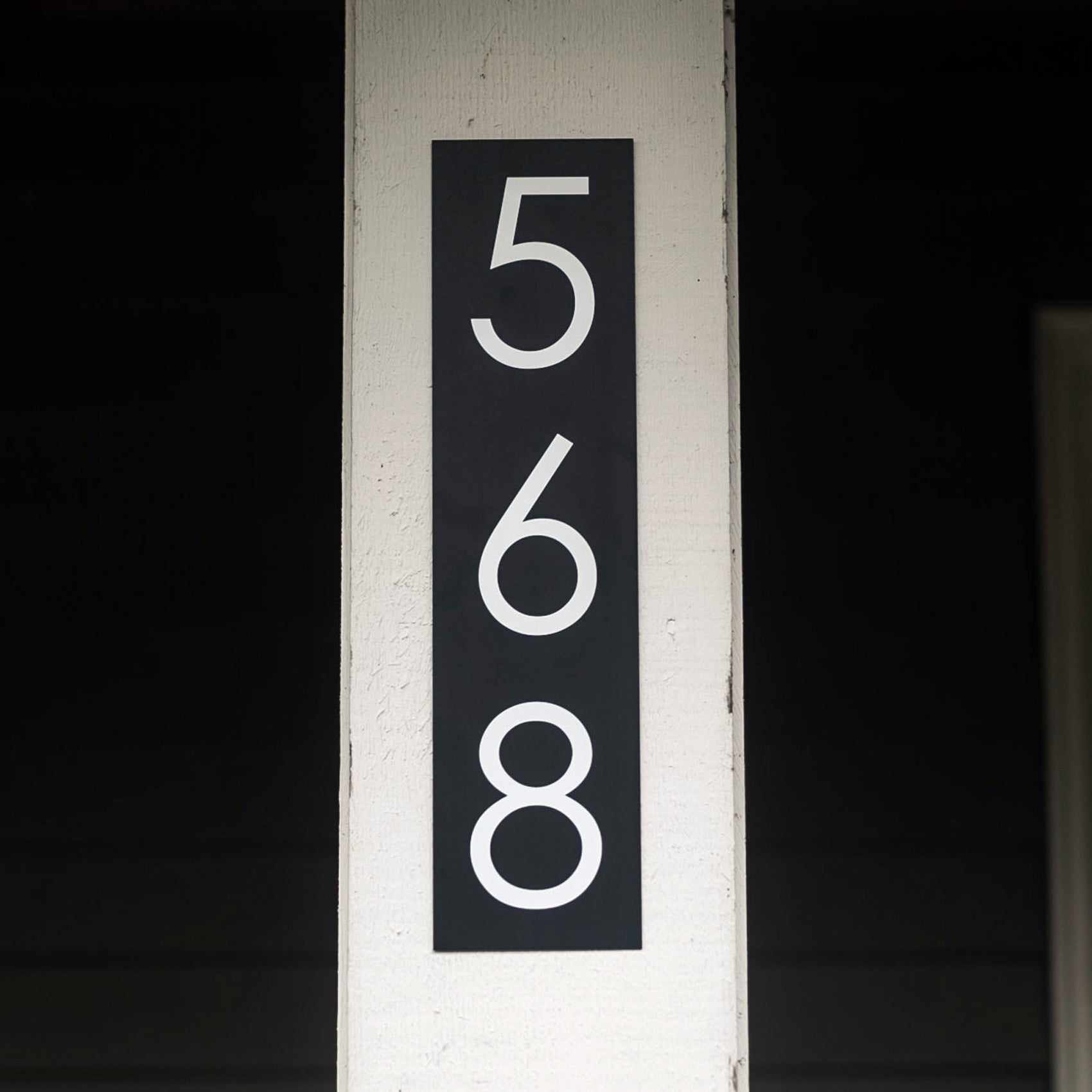 Modern Metal Address Sign - The Sign Shoppe