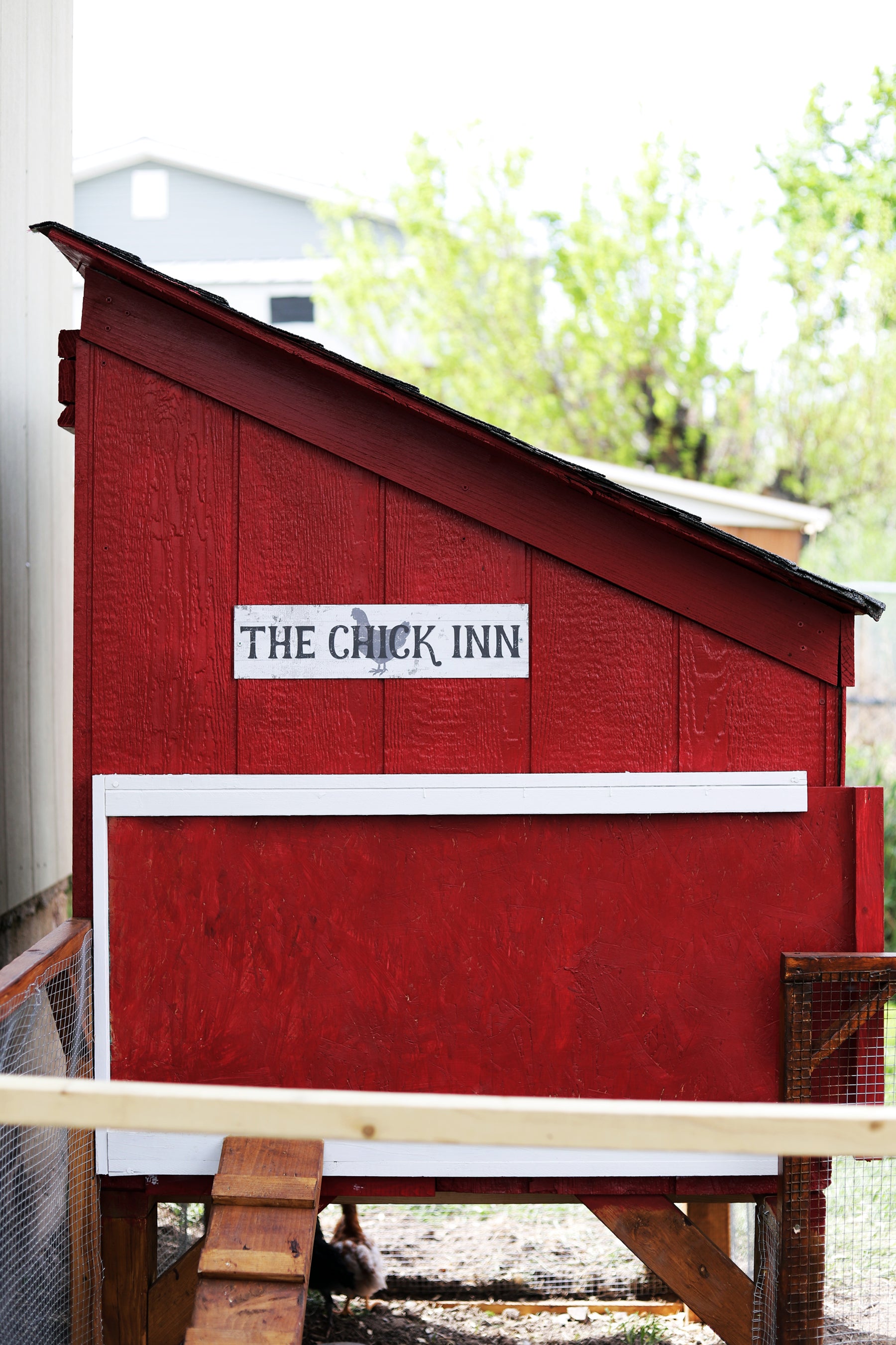 Rustic Metal "Chick-Inn" Sign - The Sign Shoppe