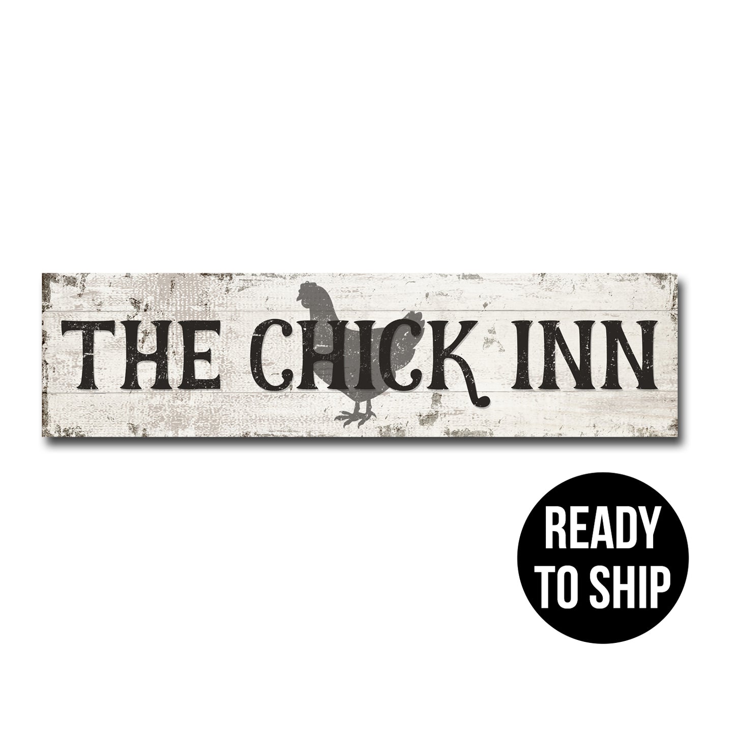 Rustic Metal "Chick-Inn" Sign | READY TO SHIP - The Sign Shoppe 