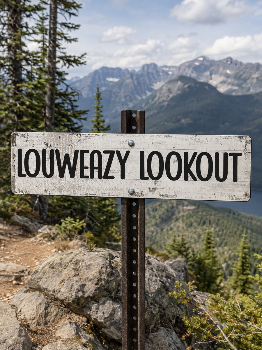 Bolted To Metal Sign Post