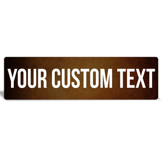 Custom Metal Sign | Faux Copper - The Sign Shoppe 