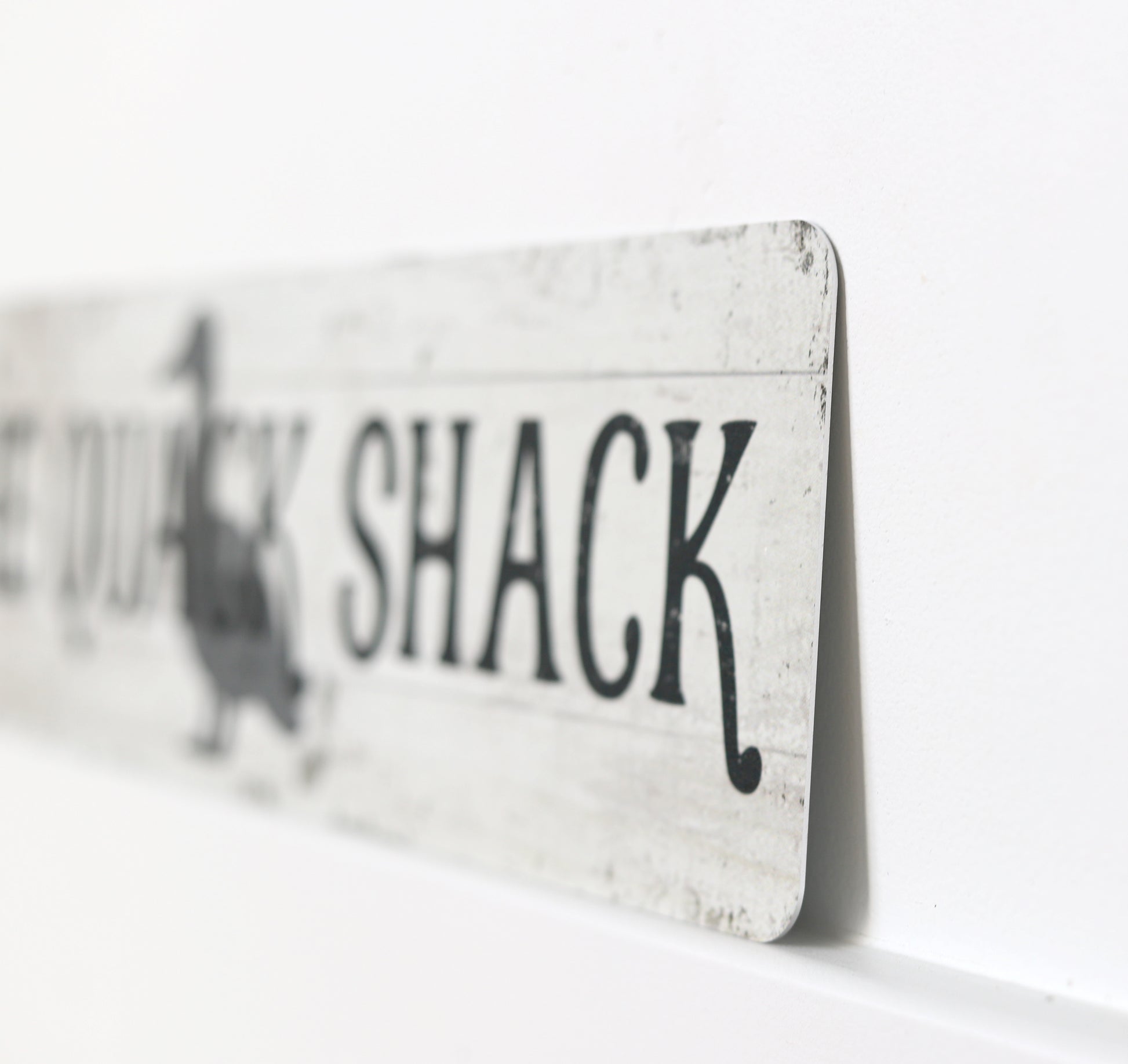 Rustic Metal "Quack Shack" Sign - The Sign Shoppe 