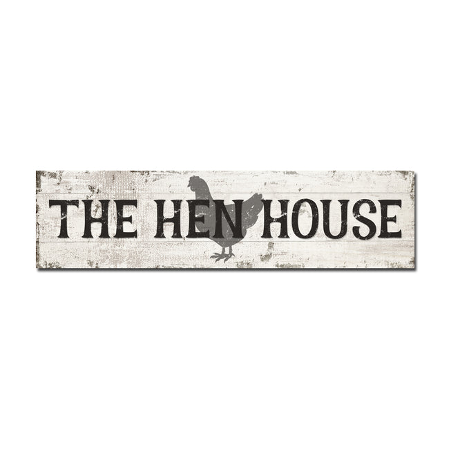 Rustic Metal "Hen House" Sign - The Sign Shoppe 
