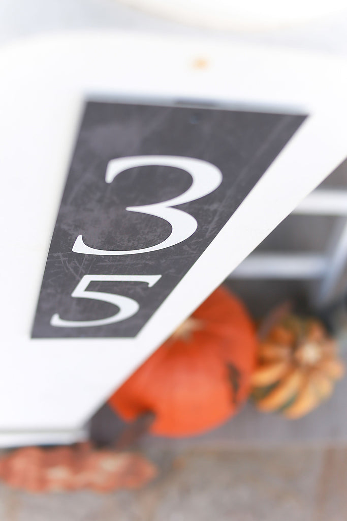 Metal Address Sign.